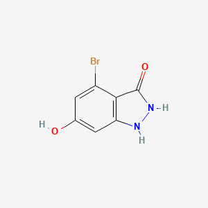 molecular formula C7H5BrN2O2 B3295001 4-Bromo-1H-indazole-3,6-diol CAS No. 887568-94-7