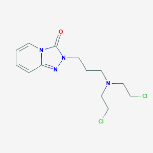B032951 2-[3-[Bis(2-chloroethyl)amino]propyl]-1,2,4-triazolo[4,3-a]pyridin-3(2H)-one CAS No. 53689-10-4