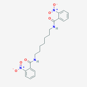 2-nitro-N-[7-({2-nitrobenzoyl}amino)heptyl]benzamide