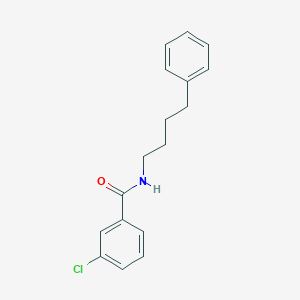 molecular formula C17H18ClNO B329534 3-chloro-N-(4-phenylbutyl)benzamide 
