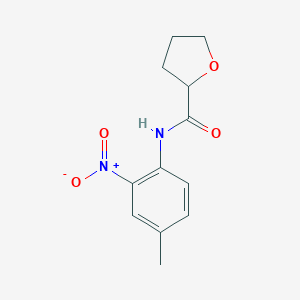 molecular formula C12H14N2O4 B329535 N-(4-methyl-2-nitrophenyl)tetrahydrofuran-2-carboxamide 