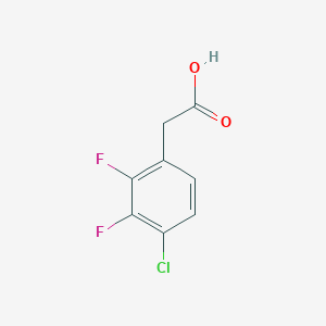 molecular formula C8H5ClF2O2 B3295352 4-Chloro-2,3-difluorophenylacetic acid CAS No. 887586-54-1