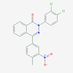 2-(3,4-dichlorophenyl)-4-(4-methyl-3-nitrophenyl)phthalazin-1(2H)-one