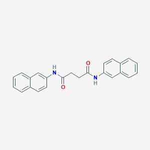 molecular formula C24H20N2O2 B329537 N,N'-di(naphthalen-2-yl)butanediamide 