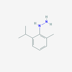 molecular formula C10H16N2 B3295393 [2-Methyl-6-(propan-2-yl)phenyl]hydrazine CAS No. 887596-86-3