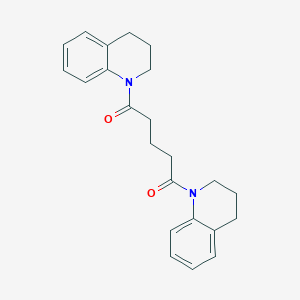 molecular formula C23H26N2O2 B329543 1,5-di(3,4-dihydroquinolin-1(2H)-yl)pentane-1,5-dione 
