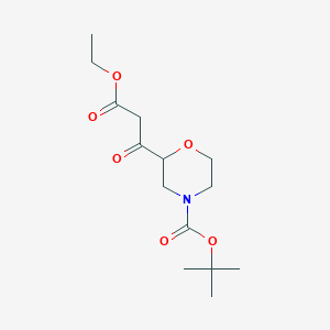 2-(2-Ethoxycarbonyl-acetyl)-morpholine-4-carboxylic acid tert-butyl ester