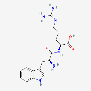 molecular formula C17H24N6O3 B3295539 Trp-Arg CAS No. 88831-09-8