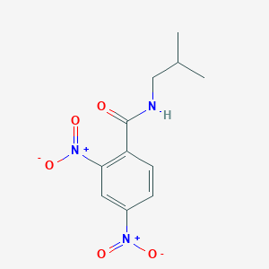 molecular formula C11H13N3O5 B329566 N-(2-methylpropyl)-2,4-dinitrobenzamide 