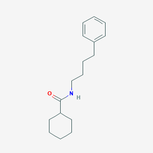 molecular formula C17H25NO B329573 N-(4-phenylbutyl)cyclohexanecarboxamide 