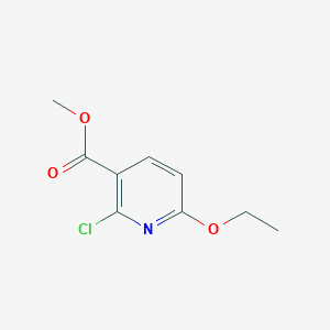 molecular formula C9H10ClNO3 B3295739 Methyl 2-chloro-6-ethoxynicotinate CAS No. 888740-55-4