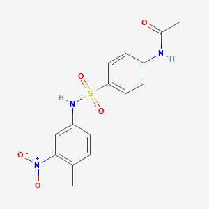 N-[4-({3-nitro-4-methylanilino}sulfonyl)phenyl]acetamide