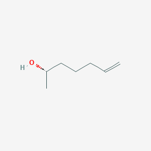 molecular formula C7H14O B3295767 (S)-6-Heptene-2-ol CAS No. 88980-13-6