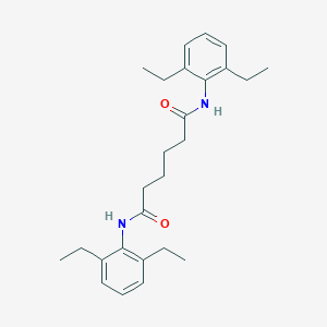 molecular formula C26H36N2O2 B329579 N,N'-bis(2,6-diethylphenyl)hexanediamide 