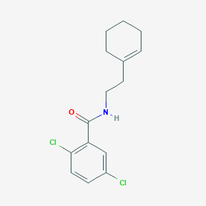 molecular formula C15H17Cl2NO B329586 2,5-dichloro-N-[2-(1-cyclohexen-1-yl)ethyl]benzamide 