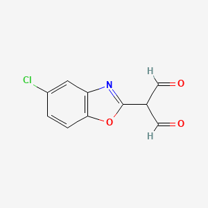 (5-Chloro-1,3-benzoxazol-2-yl)propanedial