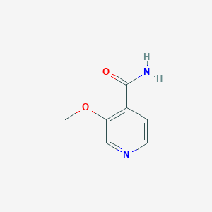 molecular formula C7H8N2O2 B3295898 3-Methoxyisonicotinamide CAS No. 89054-95-5