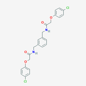 2-(4-chlorophenoxy)-N-[3-({[(4-chlorophenoxy)acetyl]amino}methyl)benzyl]acetamide