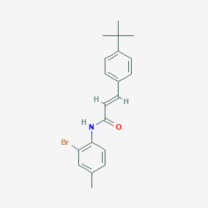 molecular formula C20H22BrNO B329591 N-(2-bromo-4-methylphenyl)-3-(4-tert-butylphenyl)acrylamide 