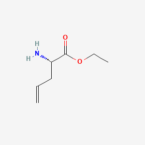 molecular formula C7H13NO2 B3295945 Ethyl (2S)-2-aminopent-4-enoate CAS No. 89105-35-1
