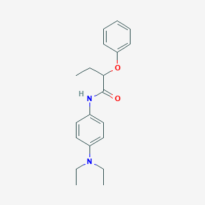 molecular formula C20H26N2O2 B329596 N-[4-(diethylamino)phenyl]-2-phenoxybutanamide 