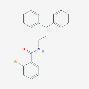 2-bromo-N-(3,3-diphenylpropyl)benzamide