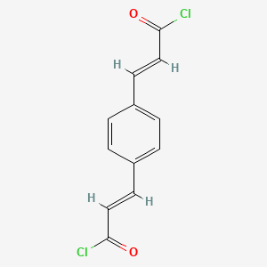 molecular formula C12H8Cl2O2 B3296052 1,4-Phenylenediacryloyl chloride CAS No. 89129-23-7
