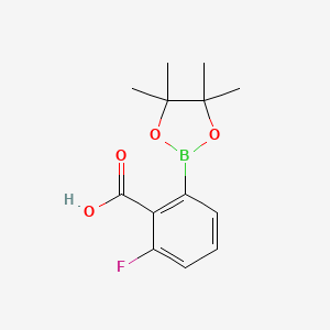 2-Carboxy-3-fluorobenzeneboronic acid pinacol ester