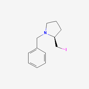 molecular formula C12H16IN B3296215 (S)-1-Benzyl-2-iodomethyl-pyrrolidine CAS No. 892493-69-5