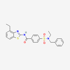 4-(N-benzyl-N-ethylsulfamoyl)-N-(4-ethylbenzo[d]thiazol-2-yl)benzamide