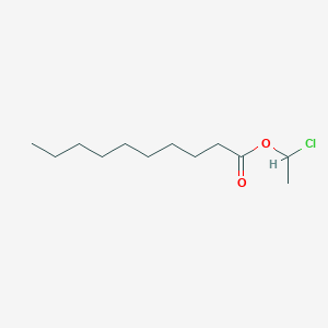 molecular formula C12H23ClO2 B3296330 1-Chloroethyl decanoate CAS No. 89296-73-1