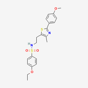 4-ethoxy-N-(2-(2-(4-methoxyphenyl)-4-methylthiazol-5-yl)ethyl)benzenesulfonamide
