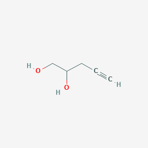 molecular formula C5H8O2 B3296430 4-戊炔-1,2-二醇 CAS No. 89364-28-3