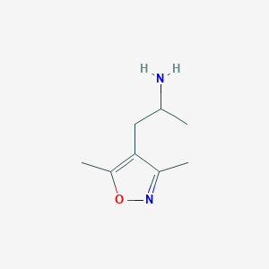1-(Dimethyl-1,2-oxazol-4-yl)propan-2-amine