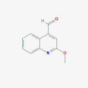 molecular formula C11H9NO2 B3296527 2-甲氧基喹啉-4-甲醛 CAS No. 893760-88-8