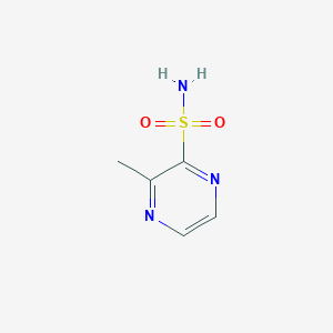 molecular formula C5H7N3O2S B3296555 3-Methylpyrazine-2-sulfonamide CAS No. 89391-76-4