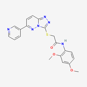 N-(2,4-dimethoxyphenyl)-2-{[6-(pyridin-3-yl)-[1,2,4]triazolo[4,3-b]pyridazin-3-yl]sulfanyl}acetamide