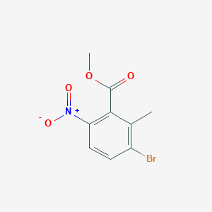 methyl 3-bromo-2-methyl-6-nitrobenzoate