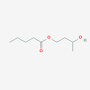 molecular formula C9H18O3 B3297031 Pentanoic acid, 3-hydroxybutyl ester CAS No. 89457-28-3
