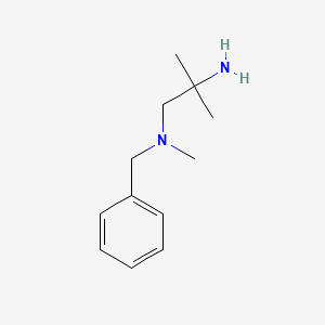 molecular formula C12H20N2 B3297169 (2-氨基-2-甲基丙基)(苯甲基)甲胺 CAS No. 89515-07-1