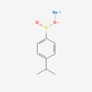 molecular formula C9H11NaO2S B3297172 4-Isopropylbenzenesulfinic acid sodium salt CAS No. 89520-64-9