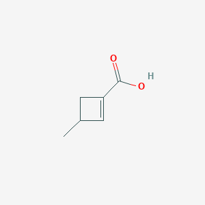 molecular formula C6H8O2 B3297191 3-Methylcyclobutene-1-carboxylic acid CAS No. 89533-69-7