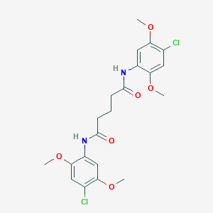 N,N'-bis(4-chloro-2,5-dimethoxyphenyl)pentanediamide