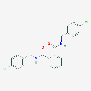 molecular formula C22H18Cl2N2O2 B329725 N~1~,N~2~-bis(4-chlorobenzyl)phthalamide 