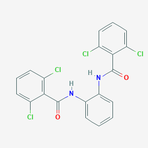 molecular formula C20H12Cl4N2O2 B329735 2,6-dichloro-N-{2-[(2,6-dichlorobenzoyl)amino]phenyl}benzamide 