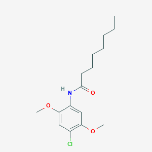 N-(4-chloro-2,5-dimethoxyphenyl)octanamide