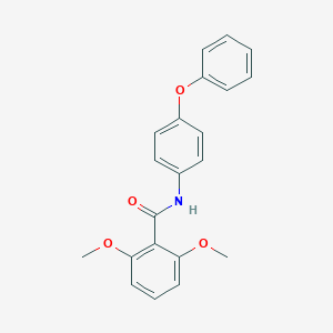 molecular formula C21H19NO4 B329755 2,6-dimethoxy-N-(4-phenoxyphenyl)benzamide 