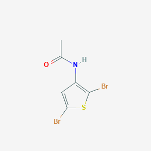 N-(2,5-Dibromothiophen-3-yl)acetamide