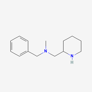molecular formula C14H22N2 B3297681 Benzyl-methyl-piperidin-2-ylmethyl-amine CAS No. 896052-28-1