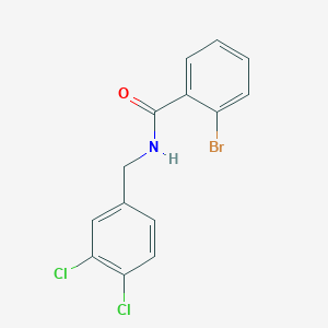 molecular formula C14H10BrCl2NO B329776 2-bromo-N-(3,4-dichlorobenzyl)benzamide 